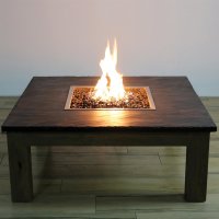 Outdoor Gas-Feuerstelle Colima mit Schiefer Tischplatte...